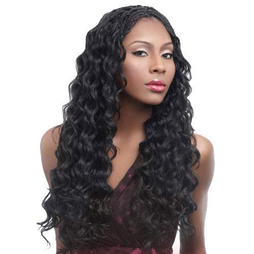Harlem125 Synthetic Hair Braids Kima Braid Ocean Wave 20'' (4-Pack, 4)