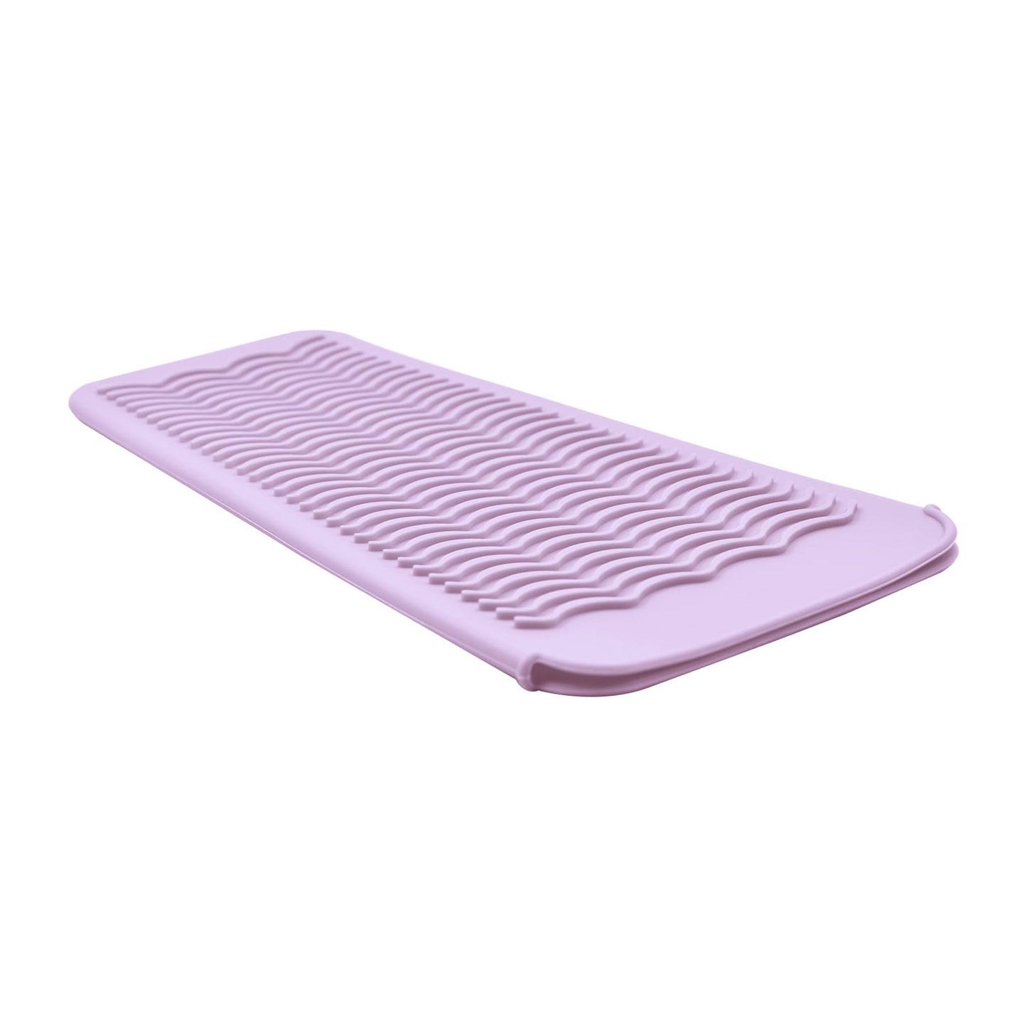 Eiokit Silicone Heat Resistant Travel Mat For Hair Iron (1 Pack, Pink Mauve, 11 X 5.3 Inches)