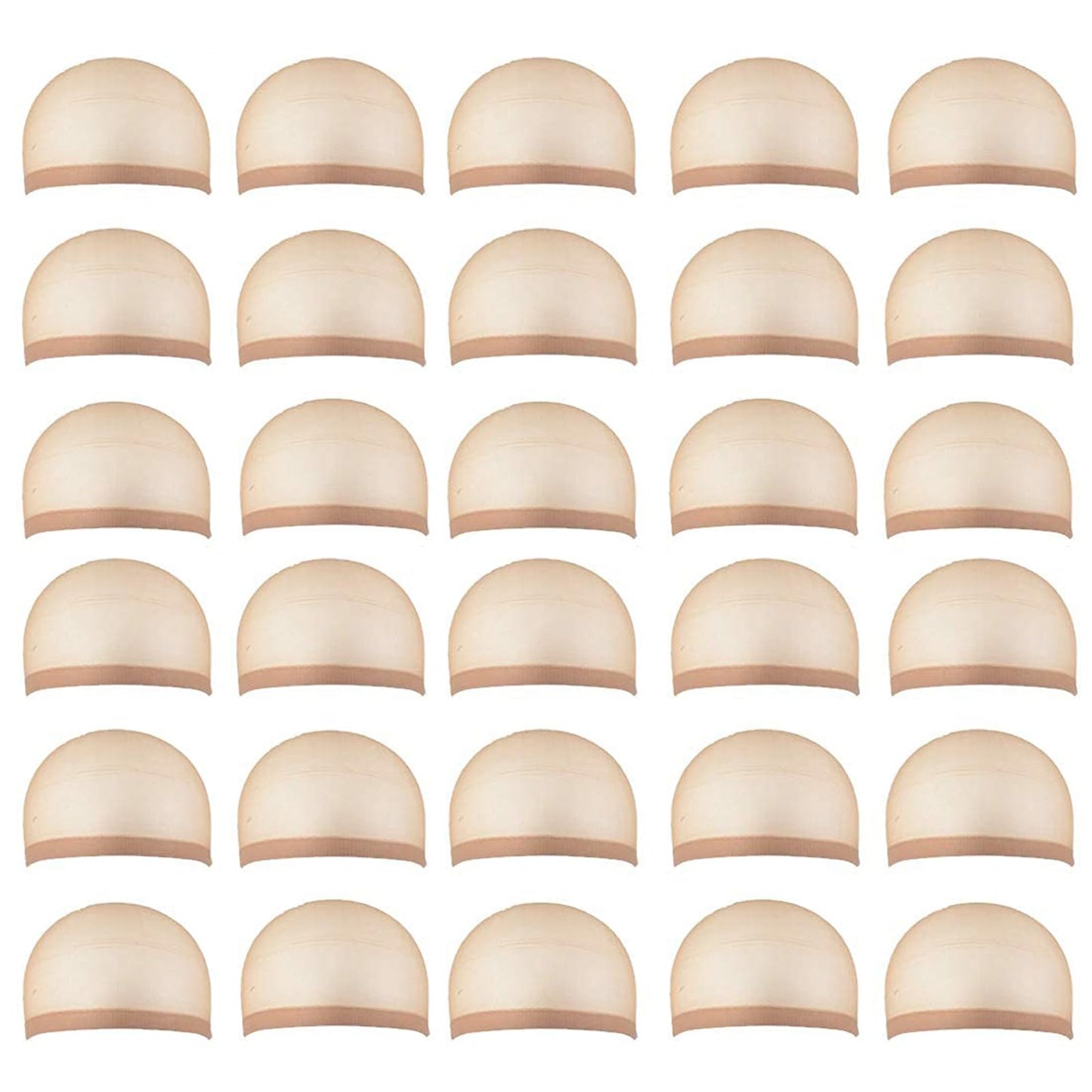 Smilco 30Pcs Lace Wig Caps For Women, Bald Cap, Non-Slip Stocking Caps - Ideal For Beauticians, Drag Queens, And Film/Stage Perf
