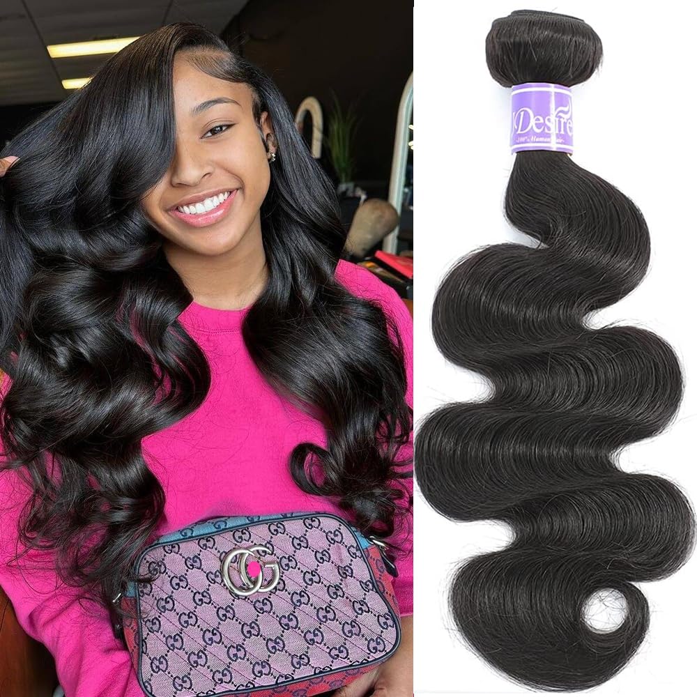 Udesire 12A Brazilian Body Wave 1 Bundle 24Inch 100% Unprocessed Virgin Human Hair Bundles Weave Hair Bundles