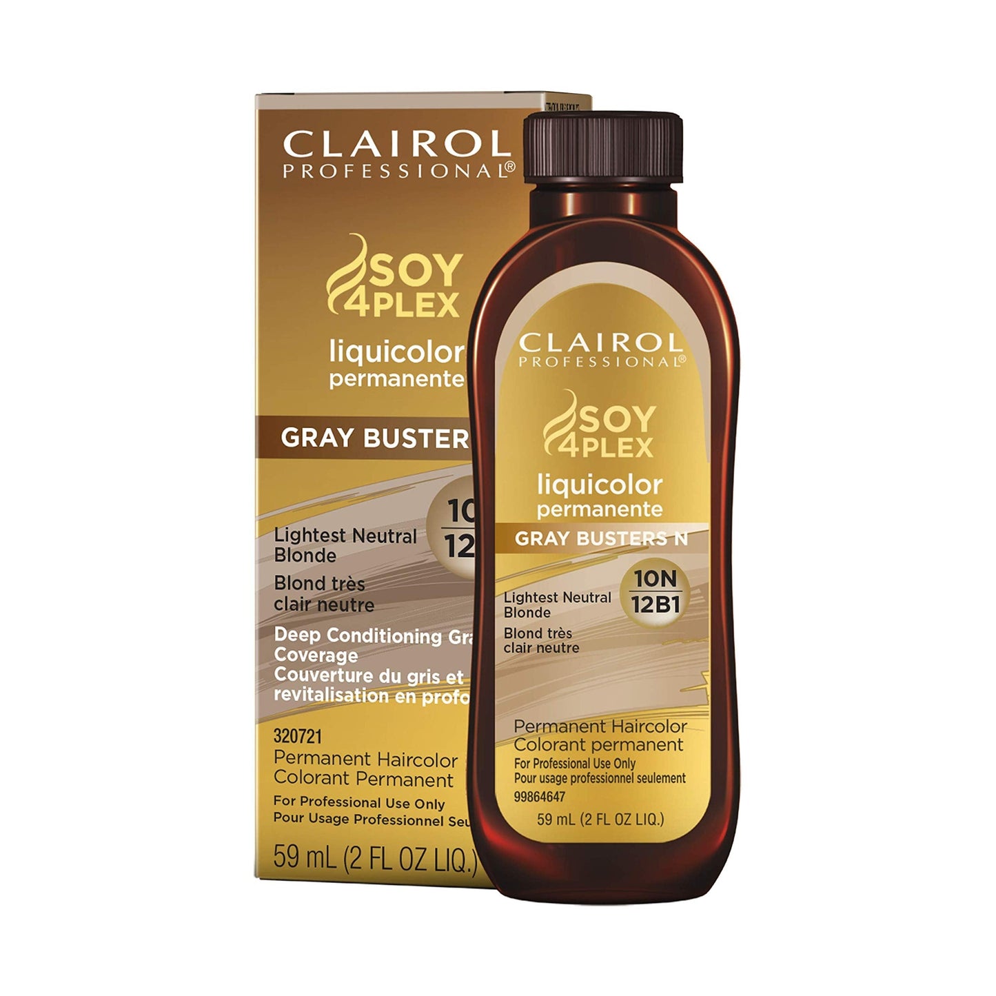 Clairol Professional Permanent Liquicolor For Blonde Hair Color, 10N Lightest Neutral Blonde, 2 Oz