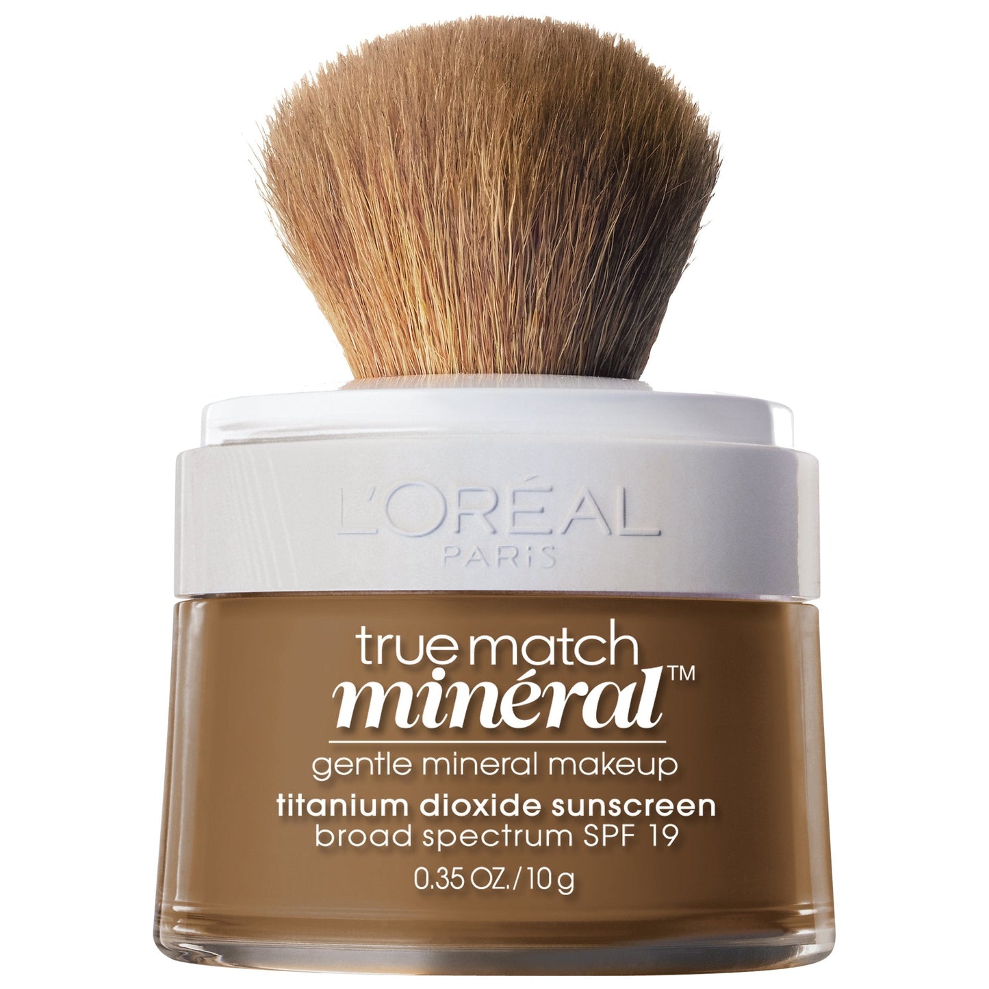 Lor Al Paris True Match Loose Powder Mineral Foundation Makeup, Soft Sable, 0.35 Oz.