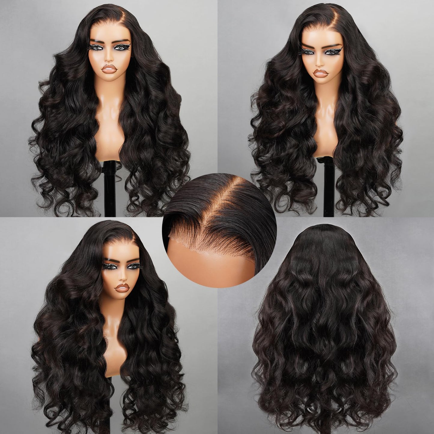 Superlook Upgraded Wear And Go Glueless Wig 12A 220% Density Body Wave Lace Front Wigs Human Hair Pre Plucked Pre Cut 6X5 Hd Clo
