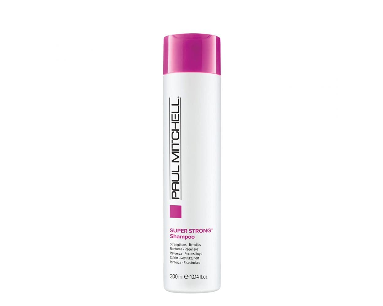 Paul Mitchell Super Strong Shampoo, Strengthens + Rebuilds, For Damaged Hair, 10.14 Fl. Oz.