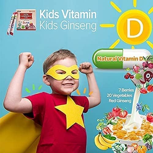 Gin Hongsam Saponin Capsule Plus + VITA Ginseng Kids Premium Bundle