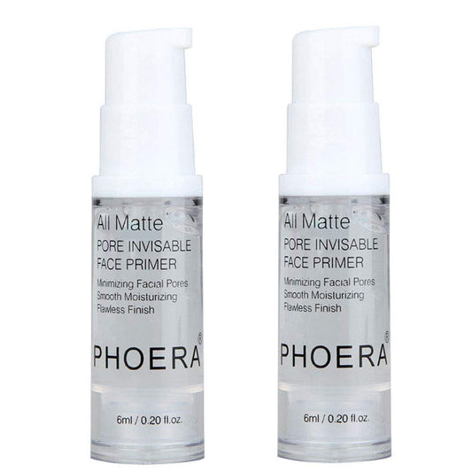 2Pcs Pro Makeup Primer, Long Lasting Hydrating Smoothing Isolated Moisturizing Oil Free Effect Make Up Base Matte Face Foundatio