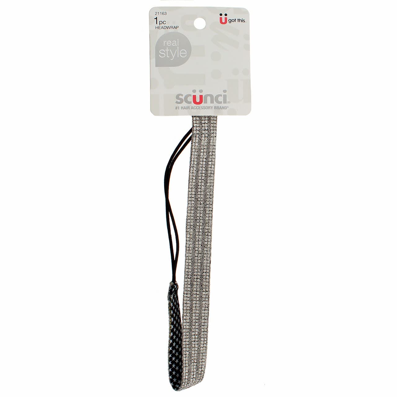 Scunci Real Style Headband 21163-A (Pack Of 1)