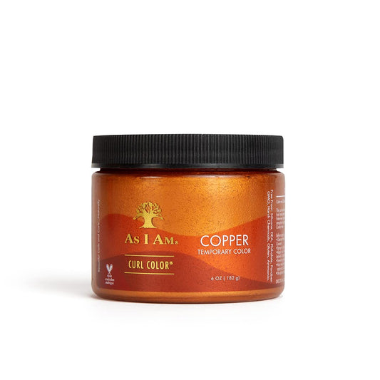 As I Am Curl Color - Copper - 6 Ounce - Color And Curling Gel - Temporary Color - Medium Hold - Vegan & Cruelty Free