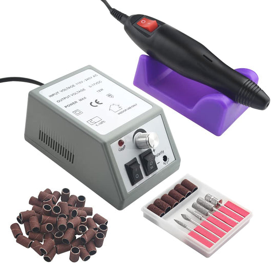 Lilys Pet 20,000 Rpm Light Type Professional Electric Nail Art Salon Drill Glazing Fast Machine,Electric Nail Art File Drill Wit