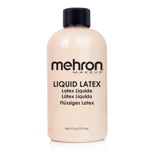 Mehron Makeup Liquid Latex For Special Effects| Halloween| Movies, Light Flesh - 9 Ounce