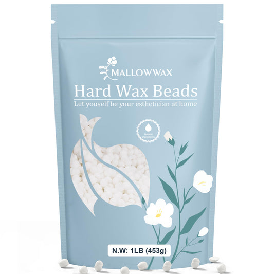 Mallowwax Hard Wax Beads - Wax For All-Purpose Hair Removal - Full Body Waxing Solution - Ideal For Sensitive Skin, All Hair Typ