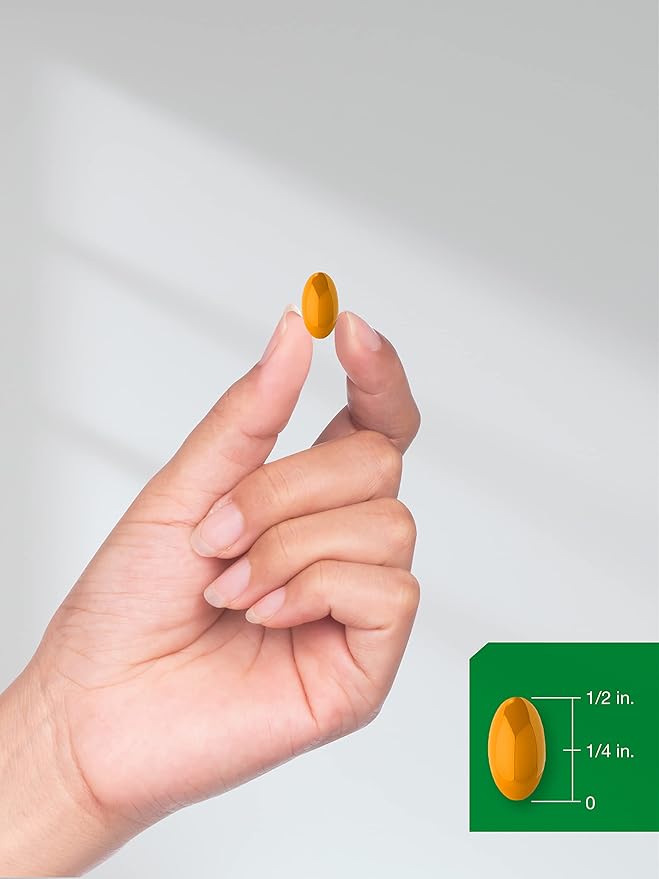 Horbäach Turmeric and Ginger Supplement 3000 mg | 60 Softgel Capsules | Turmeric Curcumin Complex with Black Pepper Extract | Non-GMO, Gluten Free