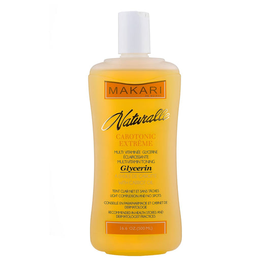 Makari Naturalle Carotonic Extreme Body Glycerin (16.6 Oz) | Helps Brighten Skin And Fade Body Scars And Marks | Glycerin Oil Fo