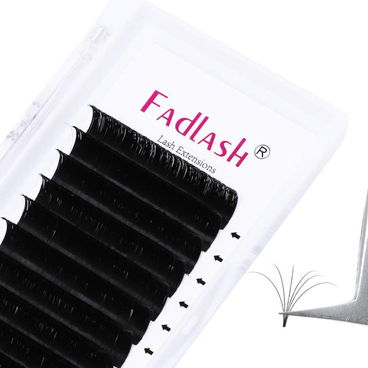 Lash Extension .03 .05 .07 Easy Fan Volume Lashes Matte Black Rapid Mega Russian Volume Lash Extensions Self Fanning Eyelash Ext