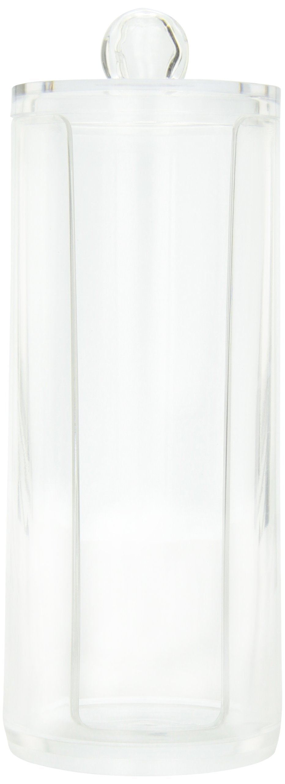 Danielle Creations Cylinder Acrylic Cotton Pad Dispenser