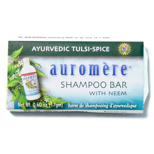 Auromere Ayurvedic Shampoo Bar - Eco Friendly, Vegan, Handmade, Natural, Non Gmo, All In One Bar, 1 Pack