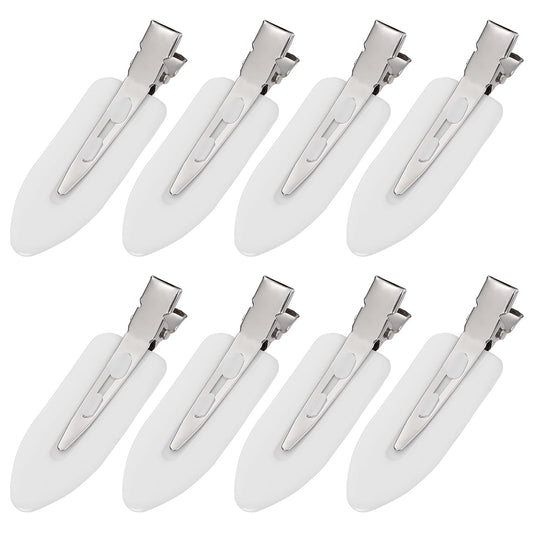 Madholly 8Pcs No Bend No Crease Hair Clips - Styling Duck Bill Clips Alligator Hair Barrettes For Styling Sectioning For Salon H