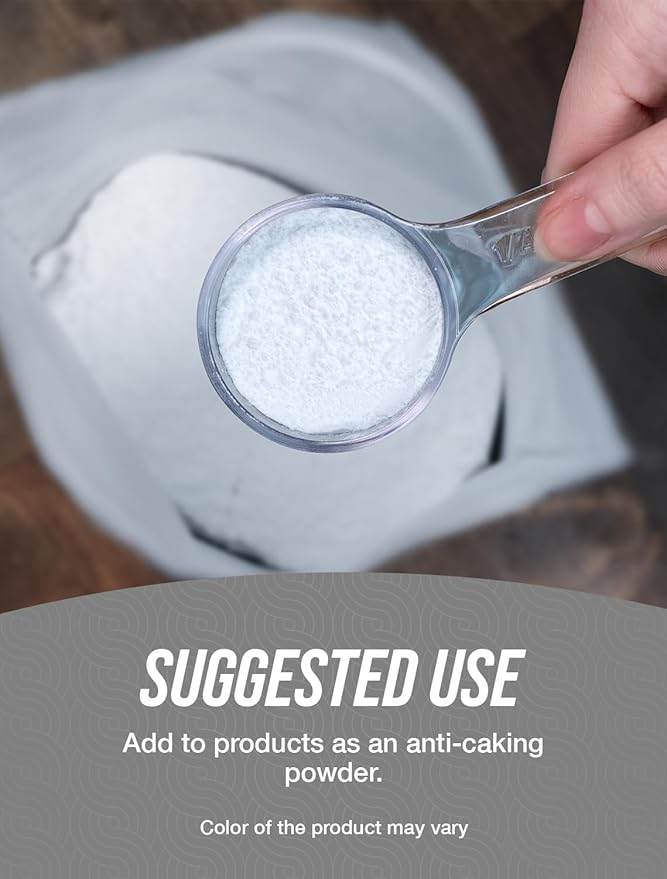 BulkSupplements.com Magnesium Stearate Powder - Anti-Caking, Flowing Agent, & Filler - Magnesium Stearate Food Grade, Servings May Vary - 1kg (2.2 lbs) (Pack of 1)
