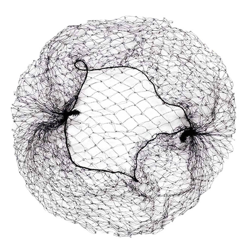 Omorfieer Hair Netting Invisible Hair Nets Hairnet 20 Pcs 24 Inch Black