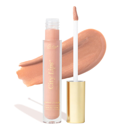 City Beauty City Lips Plumping Lip Gloss Tokyo Kiss - High-Shine Gloss For Fuller, Younger-Looking Lips | Hydrating & Smoothing