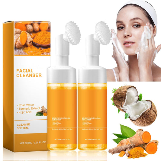 Marojeif Turmeric Facial Cleanser, Turmeric Face Wash, Tur-Meric Foaming Facialcleanser, Turme-Ric Facial Wash, Turmerics Foamin