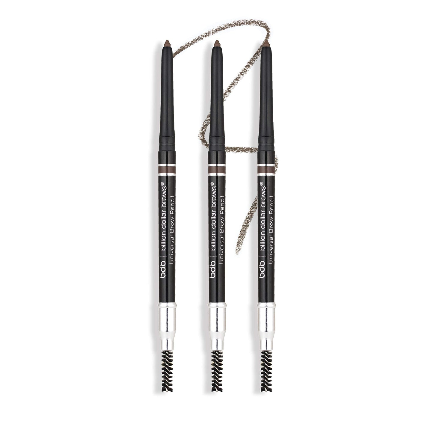 Billion Dollar Brows Universal Eyebrow Pencil | One Perfect Shade | Eyebrow Filler | Smudge Proof | Smooth Application | Easy To