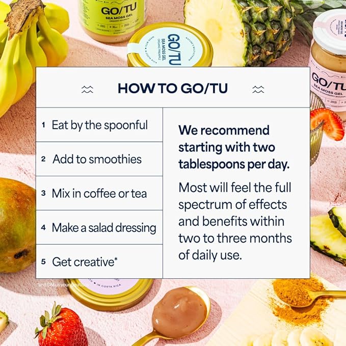 Sea Moss Gel – 8oz Pineapple | Pure, Shelf-Stable Superfood | Nature’s Multivitamin