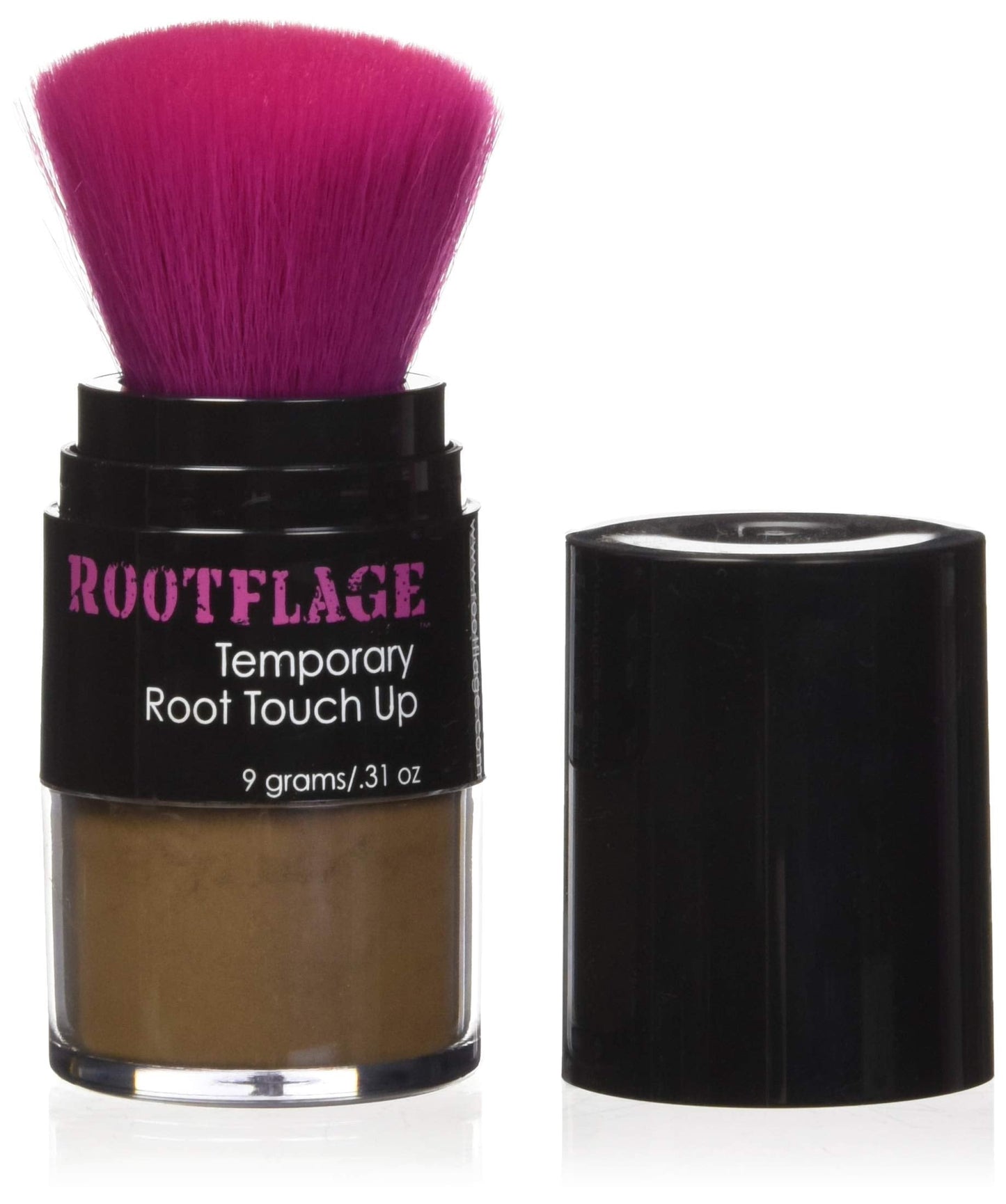 Rootflage Root Touch Up Hair Powder - Temporary Color And Gray Coverage, Thinning Concealer, Dry Shampoo, Eyebrow Filler (06 Gol