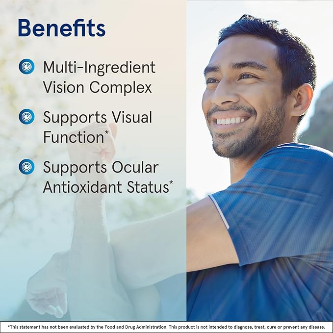 Jarrow Formulas® Vision Optimizer, Dietary Supplement, Vision Complex, Supports Visual Function, 90 Capsules, Up to a 30 Day Supply
