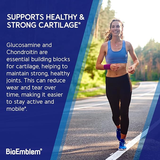 BioEmblem Turmeric Curcumin Supplement with BioPerine and Joint Support