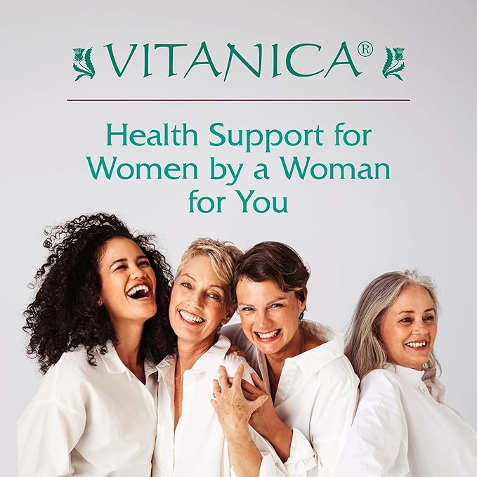 Vitanica Quick Calm Tonic - Stress Support Supplement - Herbal Supplement with Lavender, Valerian Root, Kava Root & Passionflower Herb - Lady - BlackBerry Vanilla, 4 Fl Oz (118 mL)
