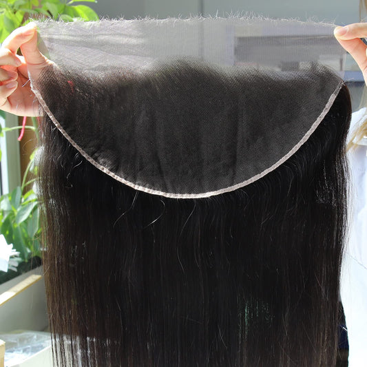 Beeos 13X6 Skinlike Real Hd Lace Frontal Only, 0.10Mm Ultra-Thin Swiss Hd Lace Vivid Clean Pre Plucked Natural Hairline Silky St