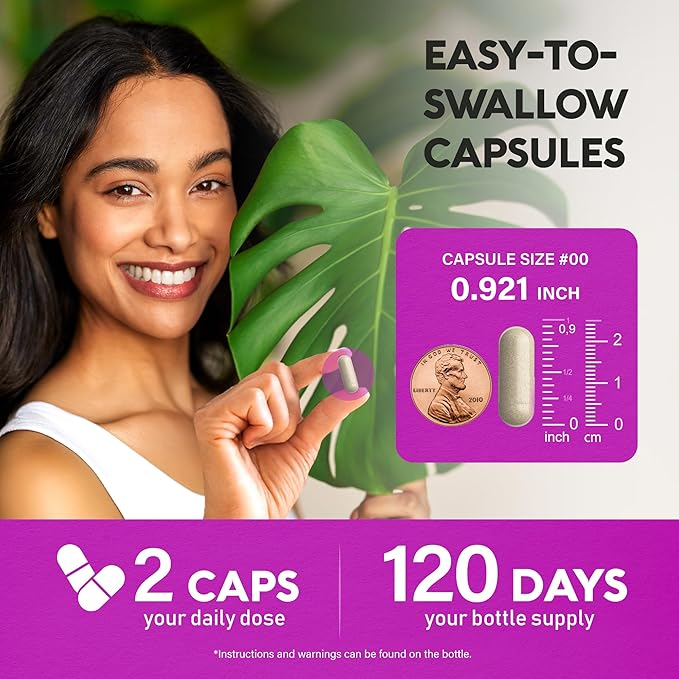 Multi Collagen Peptides - Hydrolyzed Types I, II, III, V & X - Collagen Supplement for Women 1300mg - w/ Hyaluronic Acid, Vitamins C & E - Skin, Hair, Nails & Joint Support - Made in USA, 240 Capsules