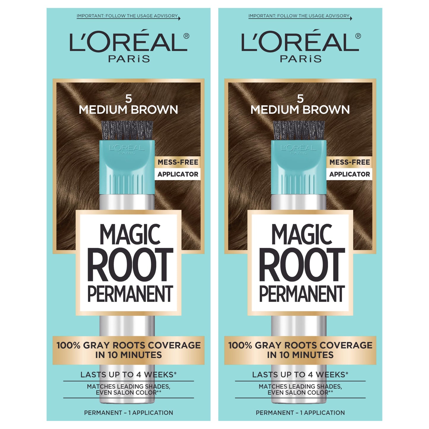 L'Or  Al Paris Root Rescue Medium Brown 5 2Pk
