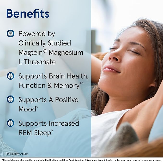 Jarrow Formulas Magnesium L-Threonate, MagMind Brain Supplements for Memory Support, 90 Veggie Capsules, Up to a 30 Day Supply, Pack of 12