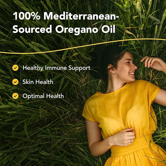 NORTH AMERICAN HERB & SPICE Oreganol P73-60 Gelcaps - Immune System Support - Unprocessed, Vegan Friendly Wild Oregano - Mediterranean Source - Non-GMO - 60 Servings