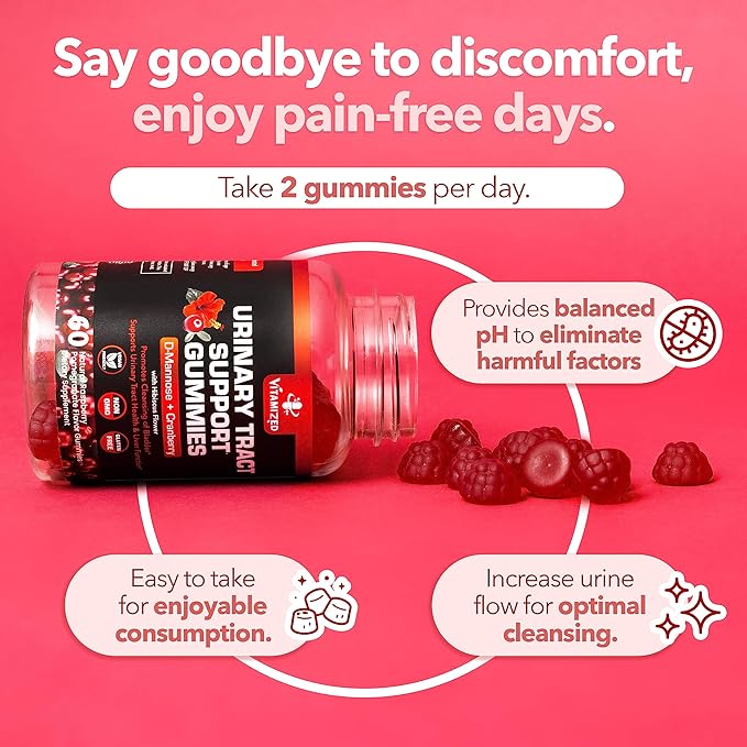Blissful Wellness Fusion: Urinary Tract & Beet Root Gummies