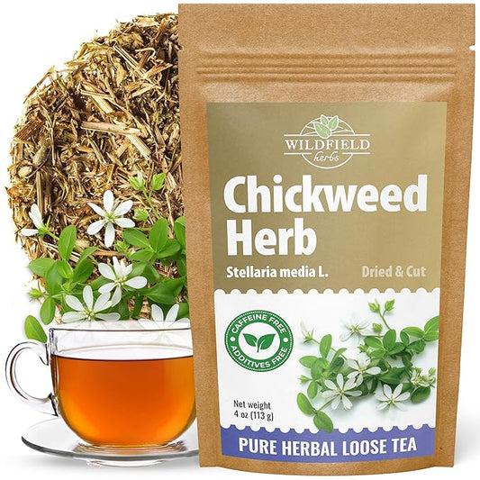 4 oz. Chickweed Herb Chickweed Tea (Stellaria Media) - 113g (4 oz) Herbal Tea Hierba De La Gallina Capiqui