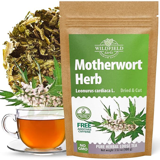 3.5 oz. Motherwort Tea Dried Motherwort Herb Tea (Leonuri Herba) - 100g Leonurus